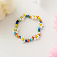 Cartoon Style Cute Flower Resin Seed Bead Beaded Kid'S Bracelets Necklace sku image 3