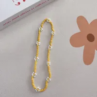 Cartoon Style Cute Flower Resin Seed Bead Beaded Kid'S Bracelets Necklace sku image 10