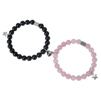 Handmade Romantic Star Heart Shape Natural Stone Bracelets In Bulk sku image 4