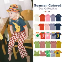 Cute Simple Style Solid Color Cotton T-shirts & Blouses main image 1