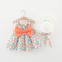 Cute Flower Soft Treatment Girls Dresses main image 4