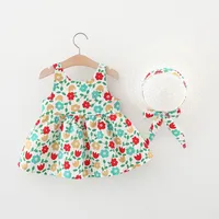 Cute Flower Soft Treatment Girls Dresses main image 3