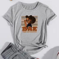 Women's T-shirt Short Sleeve T-Shirts Printing Casual Cartoon Letter sku image 1