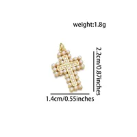 Simple Style Classic Style Butterfly 18K Gold Plated Pearl Zircon Copper Wholesale Jewelry Accessories main image 3