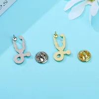 Cartoon Style Cute U Shape Heart Shape Alloy Enamel Unisex Brooches main image 3