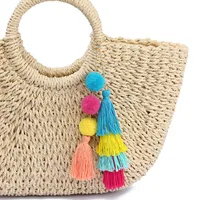 Polyester Color Block Tassel main image 1