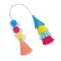 Polyester Color Block Tassel main image 3