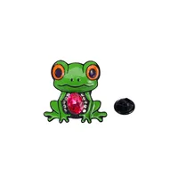 Cartoon Style Cute Frog Alloy Stamping Stoving Varnish Plating Unisex Brooches sku image 56