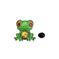 Cartoon Style Cute Frog Alloy Stamping Stoving Varnish Plating Unisex Brooches sku image 65