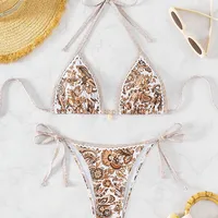 Women's Ditsy Floral 2 Pieces Set Bikinis Swimwear main image 2