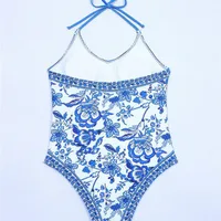 Women's Vacation Ditsy Floral 1 Piece One Piece Swimwear main image 5