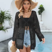 Women's Solid Color Vacation Cover Ups main image 3
