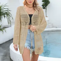 Women's Solid Color Vacation Cover Ups main image 2