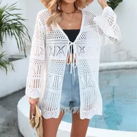 Women's Solid Color Vacation Cover Ups main image 4