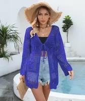 Women's Solid Color Vacation Cover Ups sku image 2
