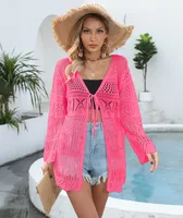 Women's Solid Color Vacation Cover Ups sku image 6
