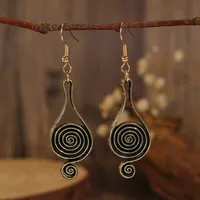 Elegant Spiral 304 Stainless Steel Alloy Plating Women's Jewelry Set sku image 7