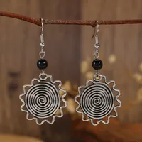 Elegant Spiral 304 Stainless Steel Alloy Plating Women's Jewelry Set sku image 6