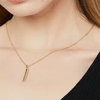 Copper 18K Gold Plated Simple Style Classic Style Plating Inlay Solid Color Zircon Pendant Necklace main image 5