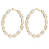 1 Pair Casual Hawaiian Vacation Shell Alloy Shell Earrings main image 2