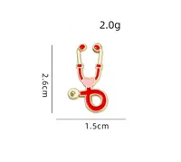 Cartoon Style Cute U Shape Heart Shape Alloy Enamel Unisex Brooches main image 5