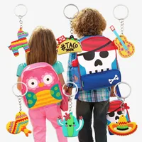 Cartoon Style Cartoon Character PVC Epoxy Keychain main image 4