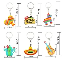 Cartoon Style Cartoon Character PVC Epoxy Keychain main image 3
