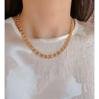 Wholesale Simple Style Heart Shape Butterfly Brass Plating 18K Gold Plated Necklace main image 3