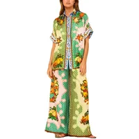 Holiday Beach Women's Vacation Plant Fruit Polyester Printing Pants Sets Pants Sets main image 5