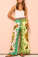 Holiday Beach Women's Vacation Plant Fruit Polyester Printing Pants Sets Pants Sets sku image 7