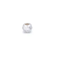 1 Piece Diameter 3mm Diameter 4mm Sterling Silver Solid Color Polished Beads main image 5