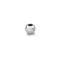 1 Piece Diameter 3mm Diameter 4mm Sterling Silver Solid Color Polished Beads sku image 3