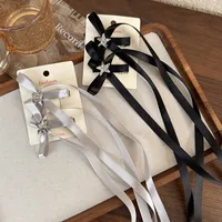 Women's Princess Cute Sweet Bow Knot Alloy Cloth Braid Hair Clip main image 7