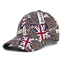 Unisex Casual Hip-Hop National Flag Letter Curved Eaves Baseball Cap sku image 4