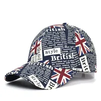 Unisex Casual Hip-Hop National Flag Letter Curved Eaves Baseball Cap sku image 2