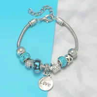 Wholesale Jewelry Casual Glam Heart Shape Flower Butterfly Iron Crystal Zircon White Gold Plated Plating Inlay Bracelets sku image 2