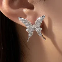 1 Pair Sweet Commute Butterfly Zinc Alloy Ear Studs main image 1