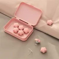Cute Solid Color Plastic Cotton Pin main image 3