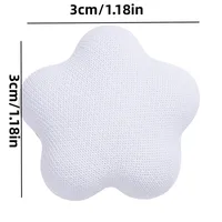 Cute Solid Color Plastic Cotton Pin main image 2