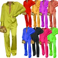 Casual Women'S Fashion Solid Color Polyester Front Button Pants Sets Pants Sets main image 1