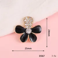 1 Piece Alloy Rhinestones Heart Shape Crown Butterfly DIY Ornament Accessories Shoe Buckle main image 5