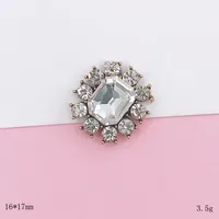 1 Piece Alloy Rhinestones Heart Shape Crown Butterfly DIY Ornament Accessories Shoe Buckle sku image 6