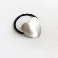 Women's Simple Style Heart Shape Metal Plating Hair Tie sku image 8