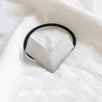Women's Simple Style Heart Shape Metal Plating Hair Tie sku image 4