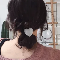 Women's Simple Style Heart Shape Metal Plating Hair Tie main image 5