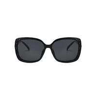 Hip-Hop Vintage Style Solid Color Ac Square Full Frame Women's Sunglasses main image 8