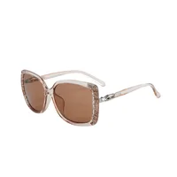 Hip-Hop Vintage Style Solid Color Ac Square Full Frame Women's Sunglasses main image 3