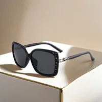 Hip-Hop Vintage Style Solid Color Ac Square Full Frame Women's Sunglasses main image 10