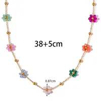 Titanium Steel Sweet Plating Printing Bracelets Necklace main image 5
