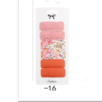 Sweet Geometric Flower Cloth Hair Clip sku image 14